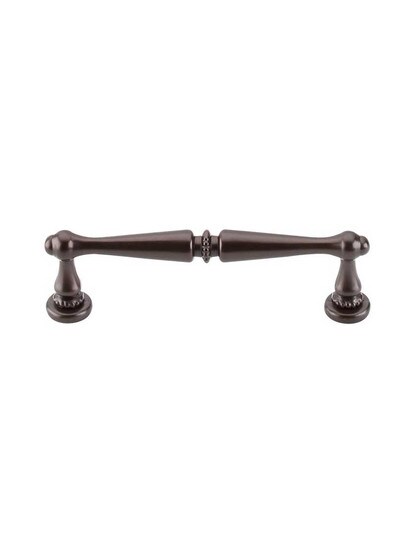 Edwardian Cabinet Pull - 3 3/4 inch Center-to-Center in Oil-Rubbed Bronze.